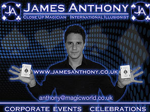 Magician in Manchester Cheshire- James Anthony