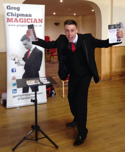 Greg Chipman - magician in Doncaster, South Yorkshire